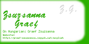 zsuzsanna graef business card